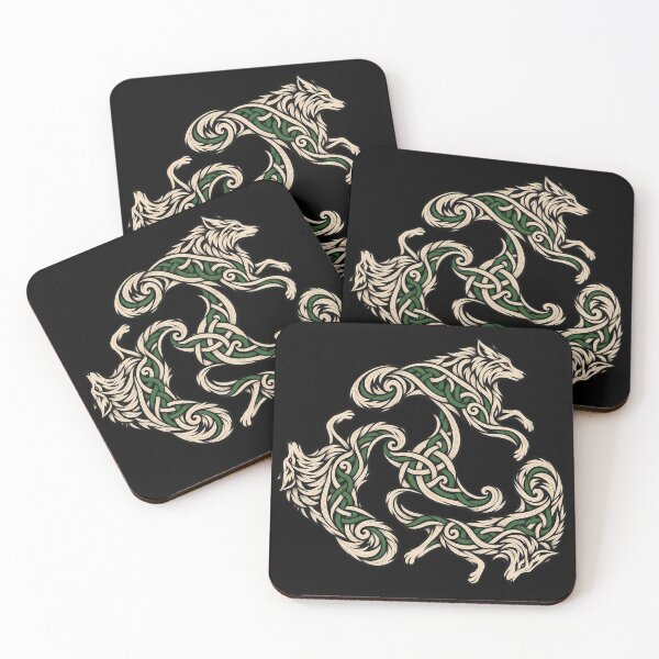Item preview, Triskelion of the Wolves - Celtic emblem in interlacing designed and sold by lAnJefurtifeu.