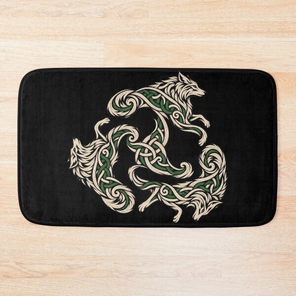 Item preview, Triskelion of the Wolves - Celtic emblem in interlacing designed and sold by lAnJefurtifeu.