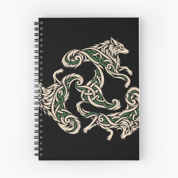 Item preview, Triskelion of the Wolves - Celtic emblem in interlacing designed and sold by lAnJefurtifeu.
