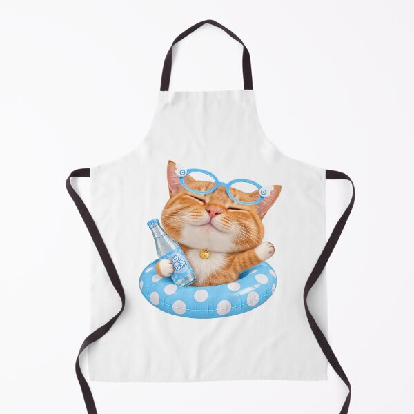 Item preview, Cat 23 | Float Summer Japanese Cat designed and sold by Alyssa Kindick.