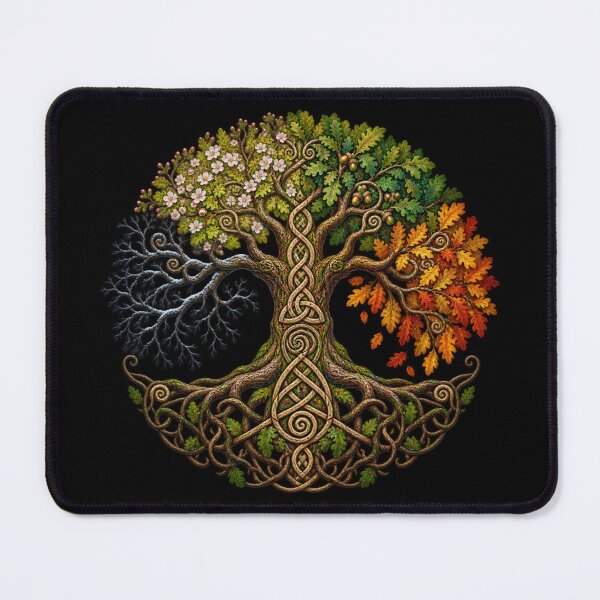 Item preview, Celtic Oak of the Four Seasons - Roots and Intertwining designed and sold by lAnJefurtifeu.