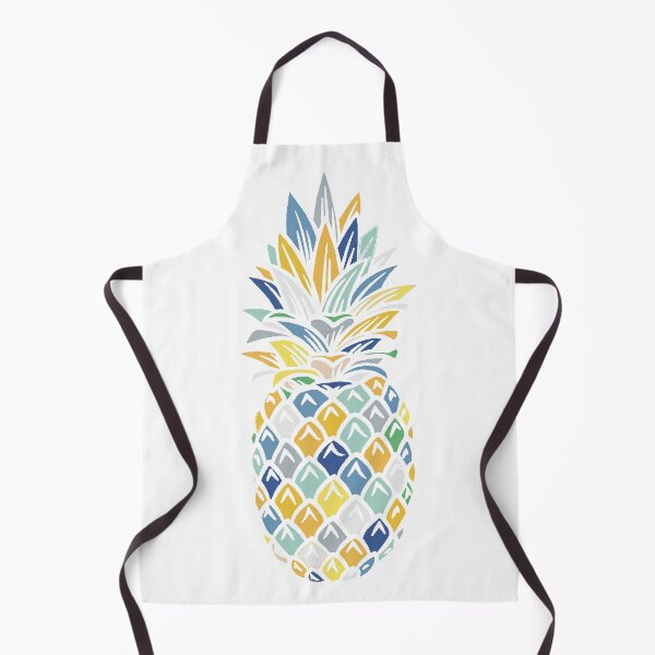 Item preview, Blue & Yellow Pineapple - Colourful Mosaic Fruit Art designed and sold by iampaulmorris.