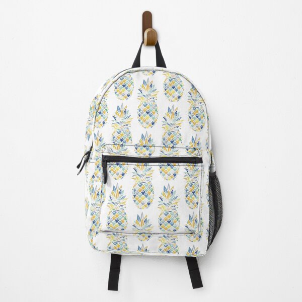 Item preview, Blue & Yellow Pineapple - Colourful Mosaic Fruit Art designed and sold by iampaulmorris.