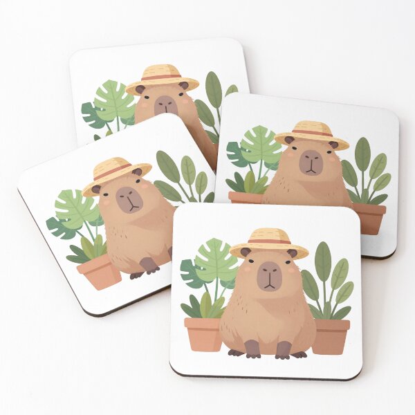 Item preview, Cute Capybara Plant Mom Vintage Gardening Art designed and sold by Thompika.