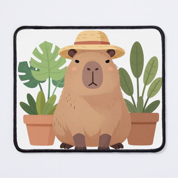 Item preview, Cute Capybara Plant Mom Vintage Gardening Art designed and sold by Thompika.