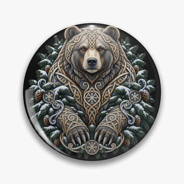 Item preview, Winter Forest Bear - Celtic Guardian designed and sold by lAnJefurtifeu.