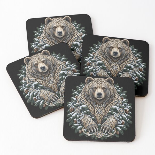 Item preview, Winter Forest Bear - Celtic Guardian designed and sold by lAnJefurtifeu.