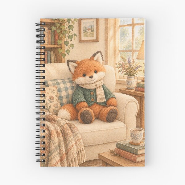 Item preview, Cozy Autumn Fox Reading Nook designed and sold by BlueBerry45.