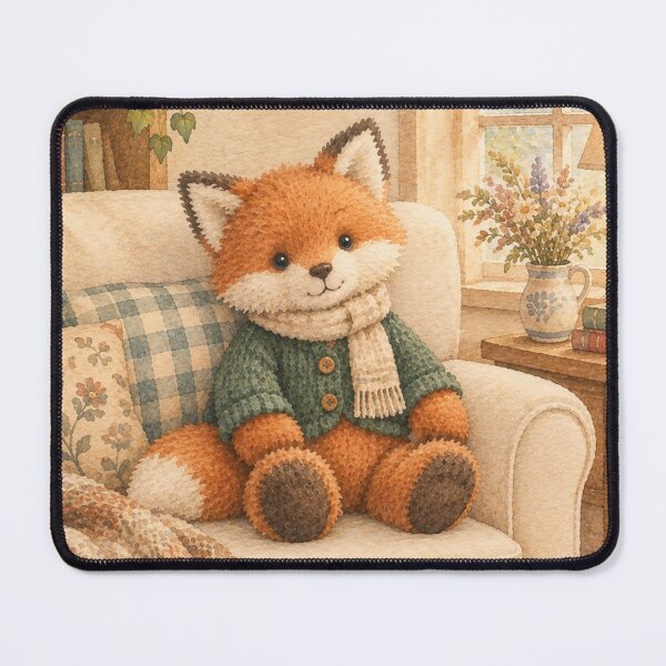 Item preview, Cozy Autumn Fox Reading Nook designed and sold by BlueBerry45.