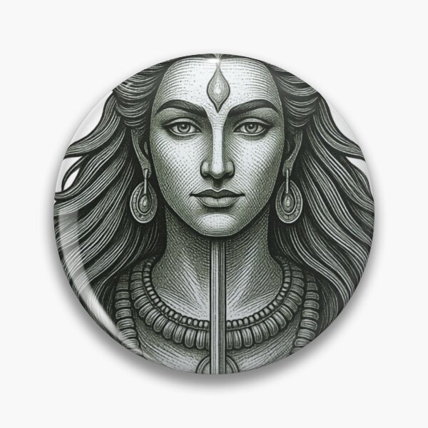 Artikelvorschau, Majestätisches Porträt des Gottes Shiva – Gravurkunst entworfen und verkauft von RM.creativeworks.