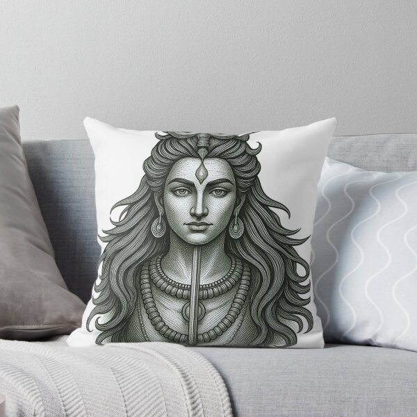 Item preview, Majestic Lord Shiva Portrait Engraving Art designed and sold by RM.creativeworks.