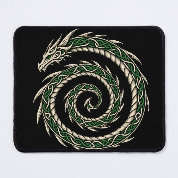 Item preview, Celtic spiral dragon - Emblem of transformation designed and sold by lAnJefurtifeu.