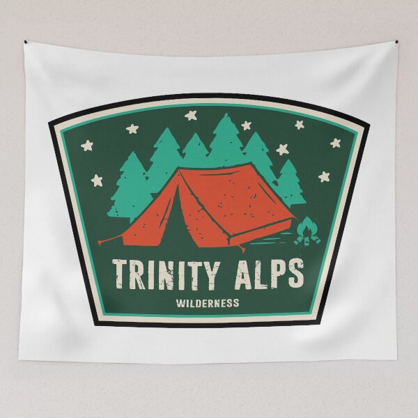 Item preview, Trinity Alps Wilderness California Camping designed and sold by Esskay Designs.