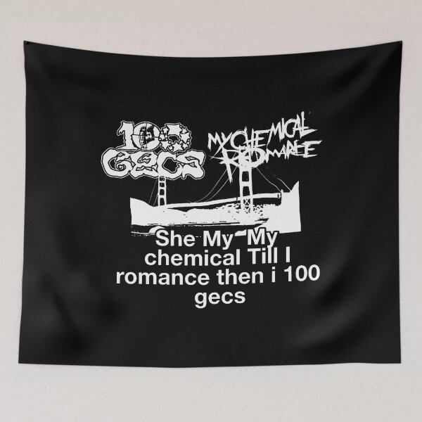 Item preview, Golden Gate She My Chemical Till I Romance Then I 100 Gecs designed and sold by ArtSantosv.
