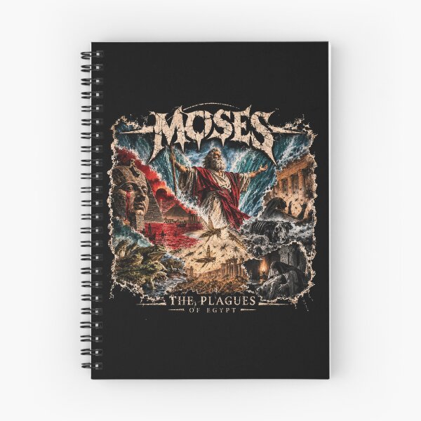 Item preview, Moses – The Plagues of Egypt Biblical Heavy Metal Vintage Graphic designed and sold by Neurospicy Trolls.