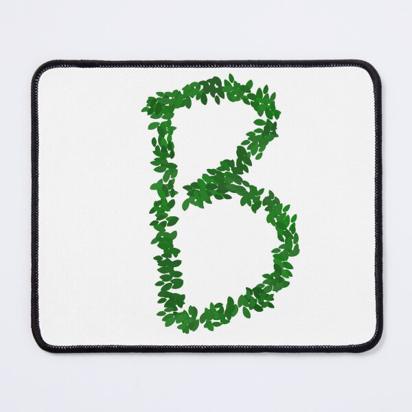 Item preview, Botanical Letter B - Green Leaf Monogram Initial designed and sold by iampaulmorris.