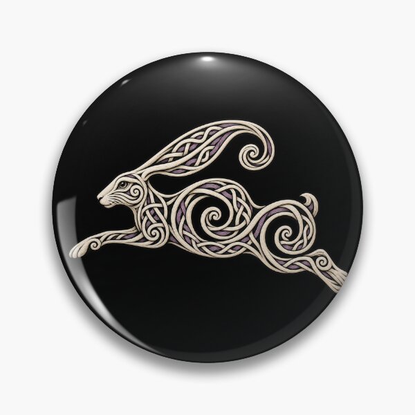 Item preview, Triple spiral hare - Celtic lunar emblem designed and sold by lAnJefurtifeu.