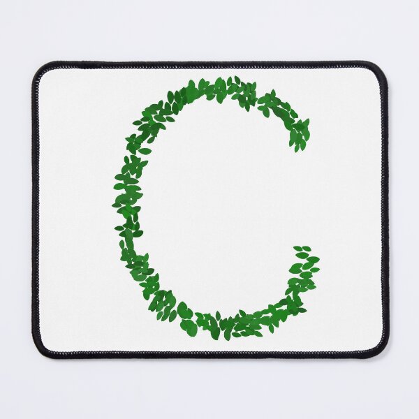 Item preview, Botanical Letter C - Green Leaf Monogram Initial designed and sold by iampaulmorris.