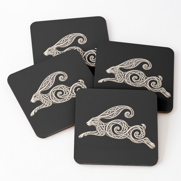 Item preview, Triple spiral hare - Celtic lunar emblem designed and sold by lAnJefurtifeu.