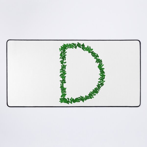 Item preview, Botanical Letter D - Green Leaf Monogram Initial designed and sold by iampaulmorris.