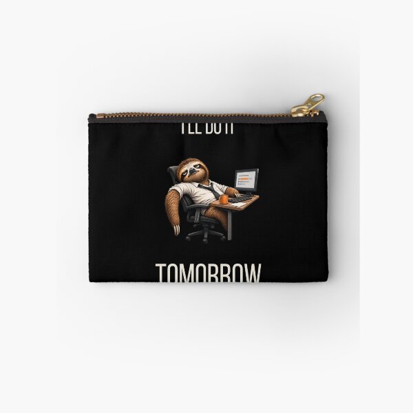 Item preview, I'll Do It Tomorrow – Funny Lazy Sloth Procrastination designed and sold by GeekAnglerStore.