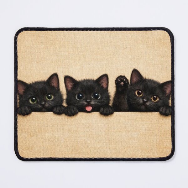Item preview, Curious black cats designed and sold by KingsArtworx 2.