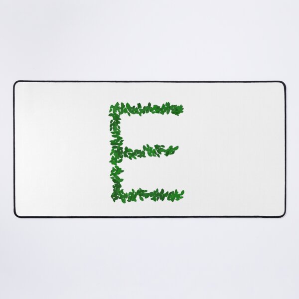 Item preview, Botanical Letter E - Green Leaf Monogram Initial designed and sold by iampaulmorris.