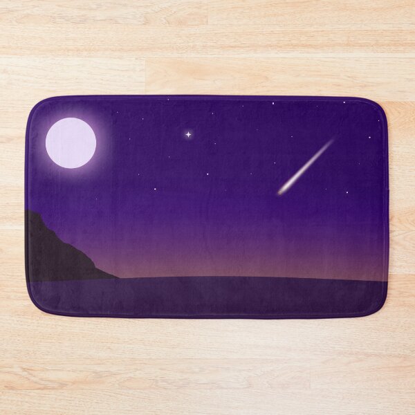 Item preview, Comet Over Ocean Under Full Moon designed and sold by  TheArtisticJump .