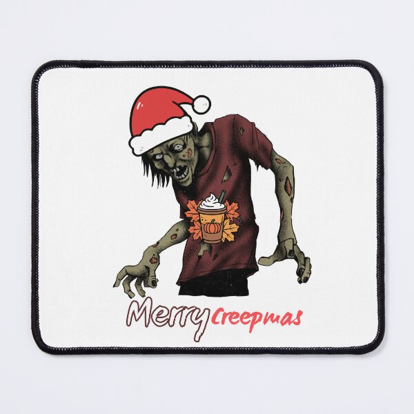 Item preview, Merry Creepmas Zombie Santa - Funny Spooky Christmas Sticker designed and sold by Neworld24.