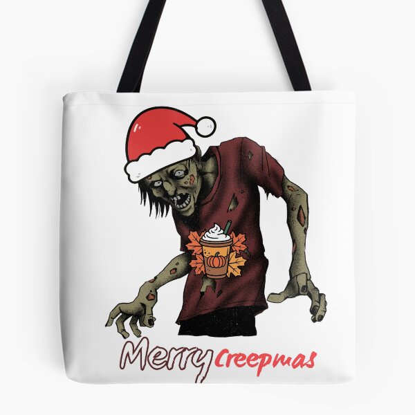 Item preview, Merry Creepmas Zombie Santa - Funny Spooky Christmas Sticker designed and sold by Neworld24.