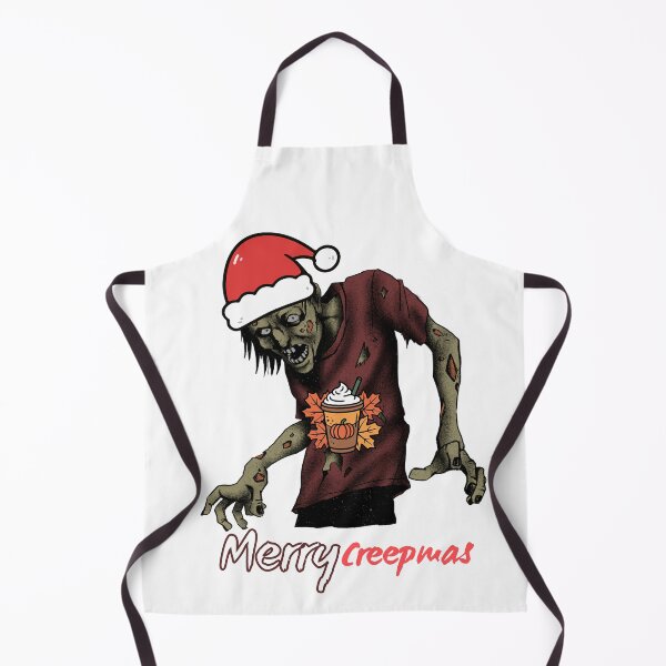 Item preview, Merry Creepmas Zombie Santa - Funny Spooky Christmas Sticker designed and sold by Neworld24.