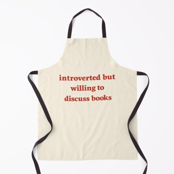 Item preview, Introverted But Willing to Discuss Books designed and sold by SassCity.