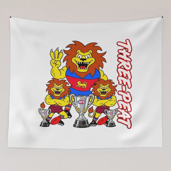 Item preview, The Mighty Lions Premiers 2026 designed and sold by Luke Foran Sports Art.
