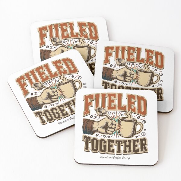 Item preview, Fueled Together Premium Coffee Co-op Vintage designed and sold by designwiss.