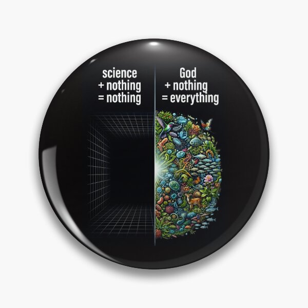 Item preview, Science Plus Nothing Equals Nothing God Plus Nothing Equals Everything designed and sold by FrozenFits.