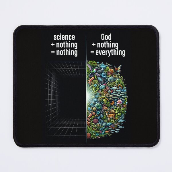 Item preview, Science Plus Nothing Equals Nothing God Plus Nothing Equals Everything designed and sold by FrozenFits.