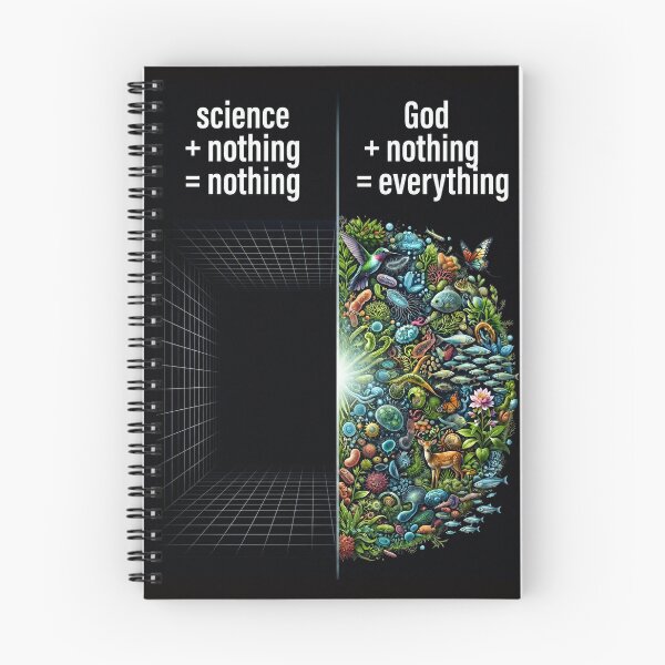 Item preview, Science Plus Nothing Equals Nothing God Plus Nothing Equals Everything designed and sold by FrozenFits.
