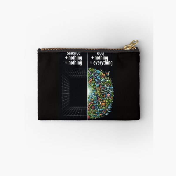 Item preview, Science Plus Nothing Equals Nothing God Plus Nothing Equals Everything designed and sold by FrozenFits.
