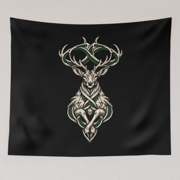 Item preview, Tricorne deer - Celtic forest emblem designed and sold by lAnJefurtifeu.