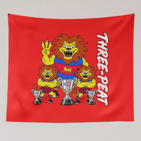 Item preview, The Mighty Lions Premiers 2026 designed and sold by Luke Foran Sports Art.