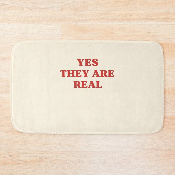 Item preview, Yes They Are Real Quote Typography designed and sold by SassCity.
