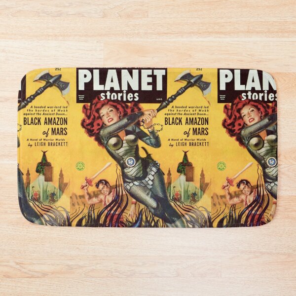 Item preview, Planet Stories Magazine (March 1951) "Black Amazon of Mars" - Cover  Art by Allen Anderson designed and sold by centuryretromedia.