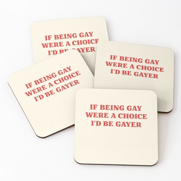 Item preview, If Being Gay Were a Choice Quote designed and sold by SassCity.