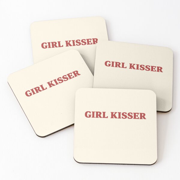 Item preview, Girl Kisser Retro Typography Quote designed and sold by SassCity.