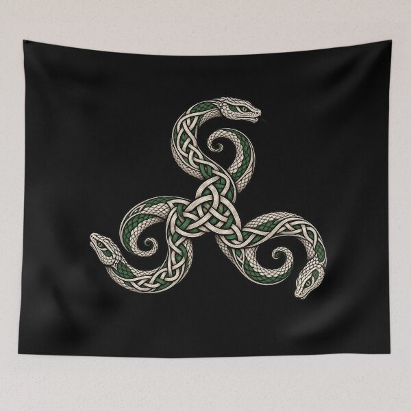 Item preview, Triskelion of the three serpents - Celtic protective seal designed and sold by lAnJefurtifeu.