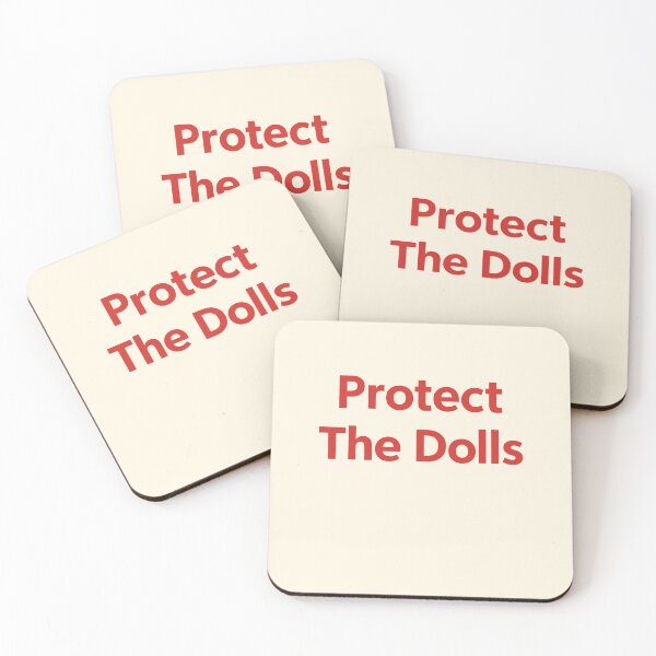Item preview, Protect The Dolls Bold Red Typography designed and sold by SassCity.