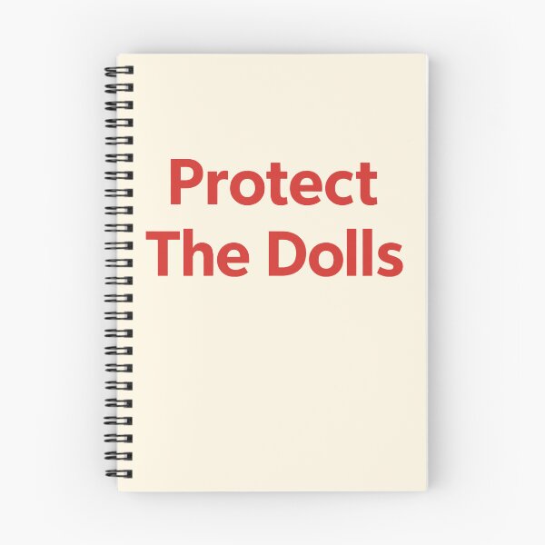 Item preview, Protect The Dolls Bold Red Typography designed and sold by SassCity.