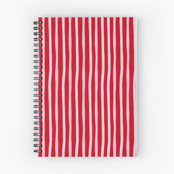 Item preview, Red Cherry and Pink Vertical Stripes Preppy Aesthetic Pattern | Retro Red and Light Pink Striped Pattern Gift for Women | Coquette Red and Pink Vertical Stripes Nursery and Room Decor designed and sold by VivaFy.