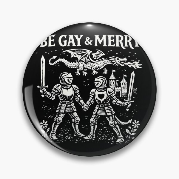 Item preview, Be Gay and Merry Medieval Knights designed and sold by SassCity.