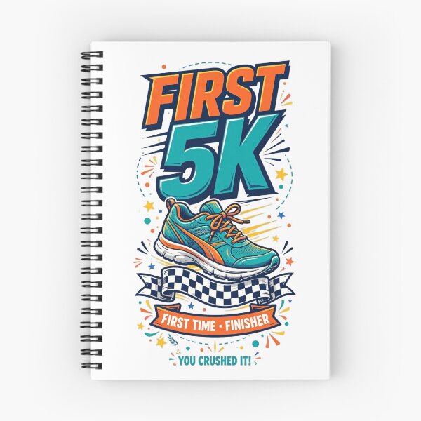 Item preview, First 5K Finisher designed and sold by Sentient Cyborg Solutions.